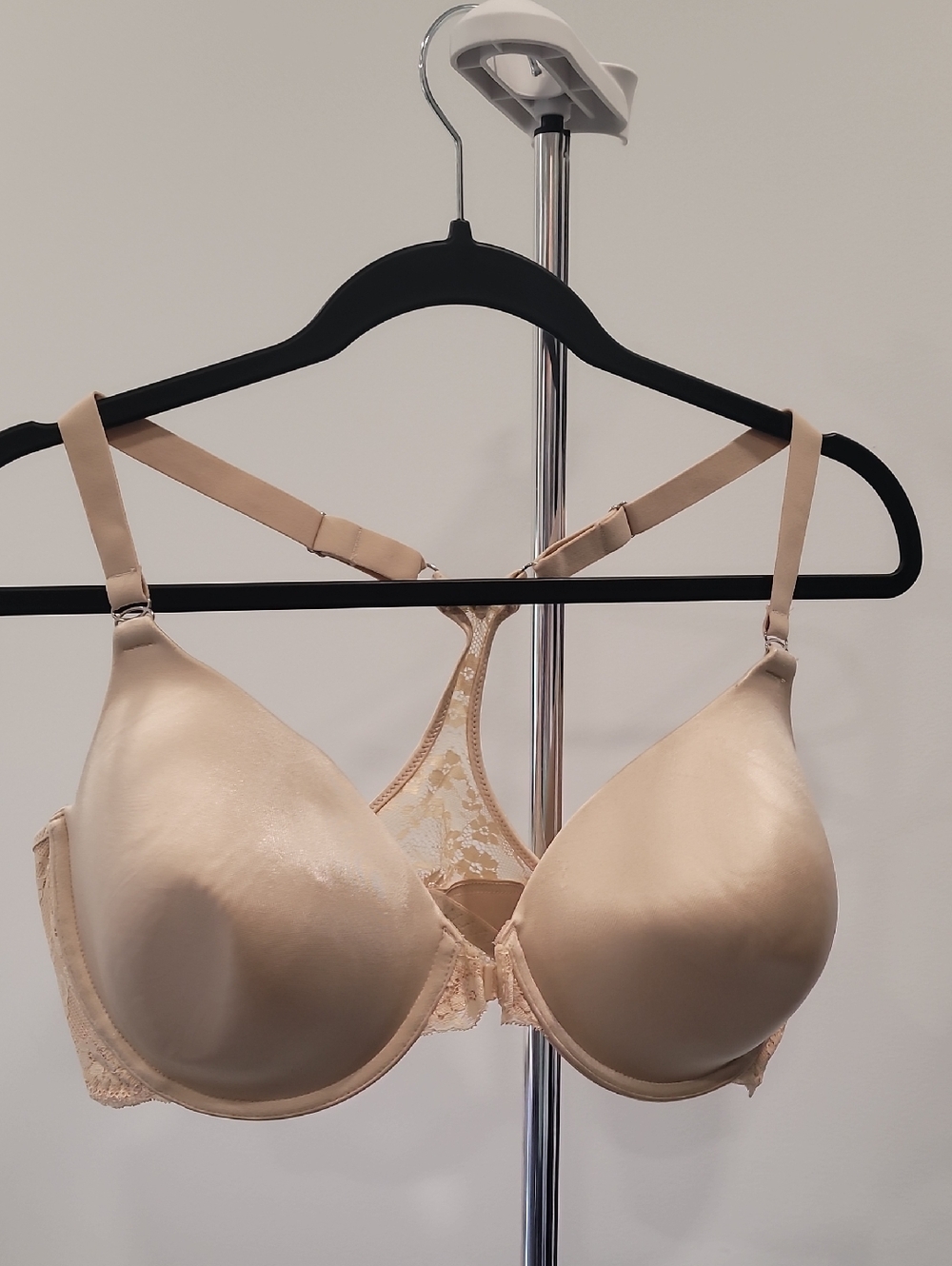 Maidenform Nude Lace-Back T-Shirt Bra